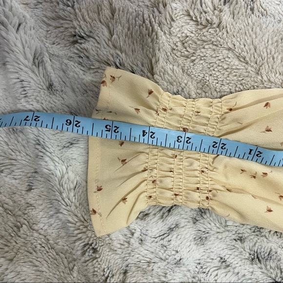 🌟HP🌟OvrSzd XS Oak+Fort Crème Floral Print Prairie Style Long Sleeve Maxi Dress - Picture 13 of 13